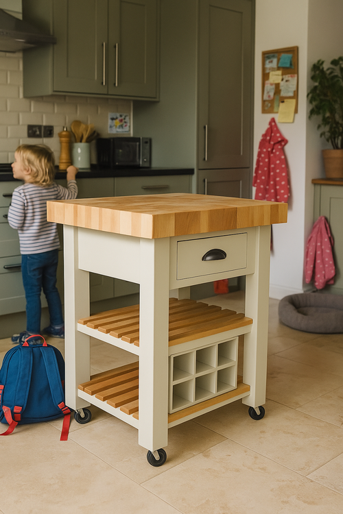 Butchers Block Island square 60cm x 60cm - End Grain Beech