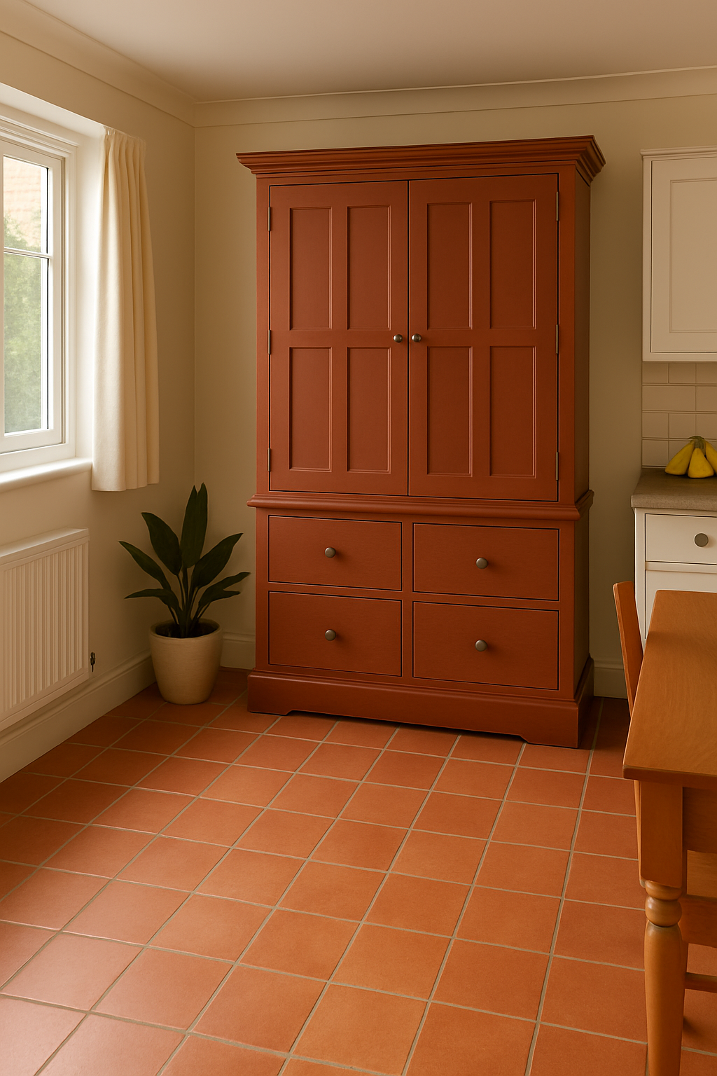 Westminster Kitchen larder pantry provisions Cupboard 2 Upper Door and 4 Lower Drawers