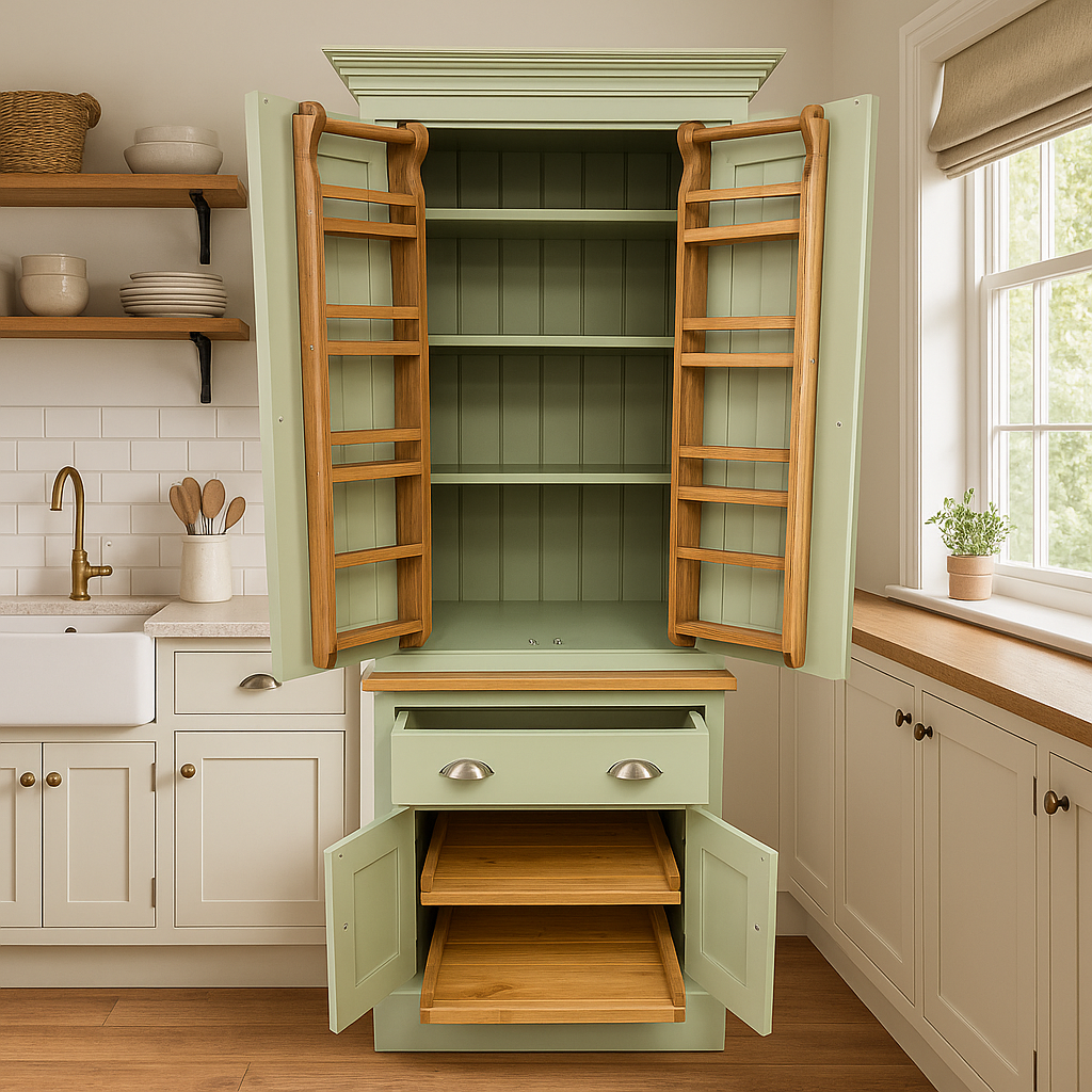 Hampton Kitchen larder pantry provisions Cupboard 2 Upper Door, 1 Lower Drawer and 2 Lower Doors